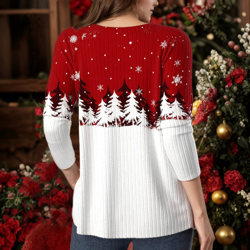 T-Shirt De Noël Décontracté