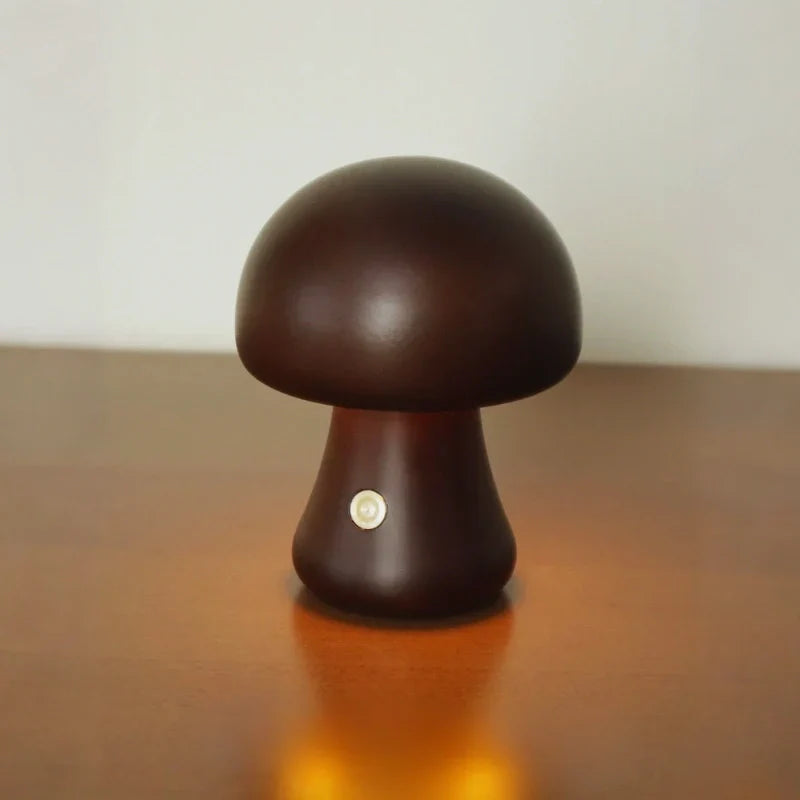 Lumishroom™ Lampe de table en bois