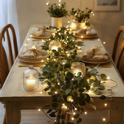 Guirlande botanique lumineuse