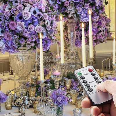 Bougies de lustre sans flamme