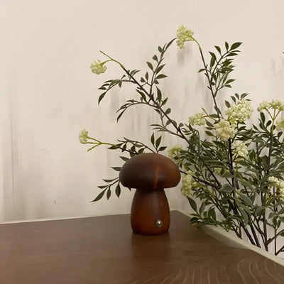 Lumishroom™ Lampe de table en bois