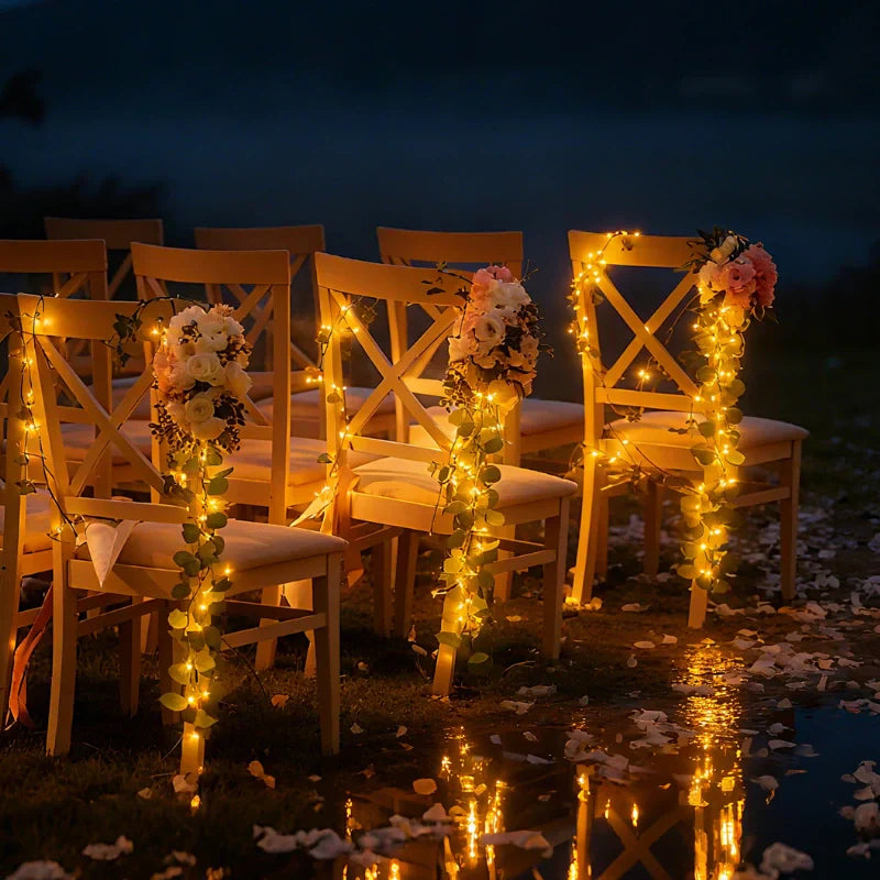 Guirlande botanique lumineuse