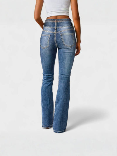 MARYLENE | Jean Évasé Taille Haut