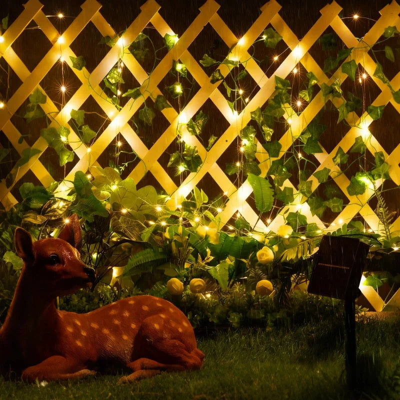 Guirlande botanique lumineuse