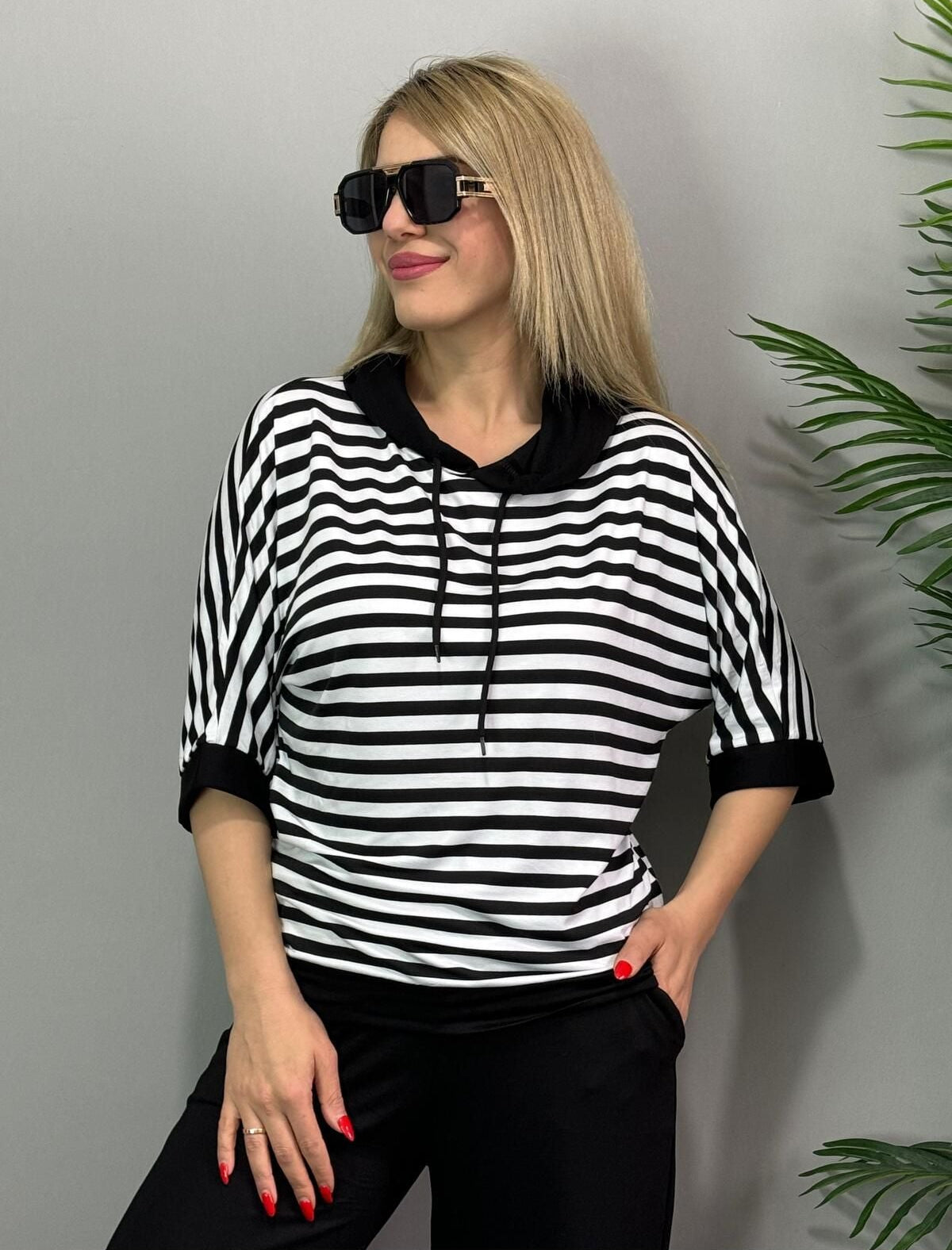 Maison Valmont™ | Ensemble Élégance Rayée