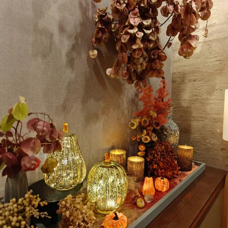 HarvestGlow™ Lampe en verre soufflé à la main