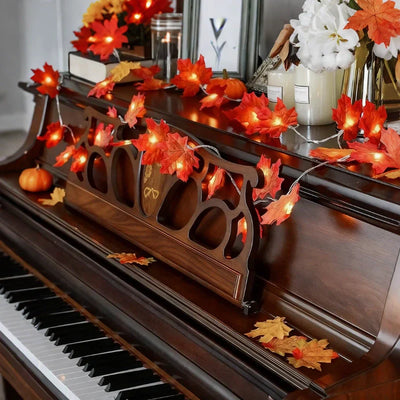 Guirlande botanique lumineuse