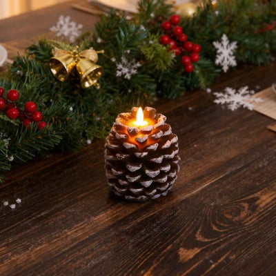 ForestHearth™ Bougies pomme de pin sans flamme