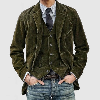 ROGER™|VESTE ET GILET VINTAGE QUALITÉ SUPÉRIEURE