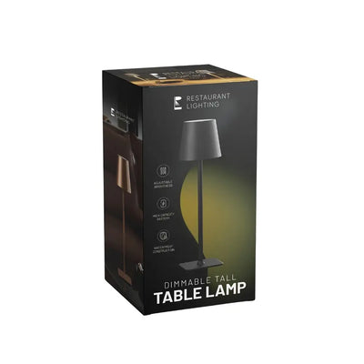 Lampe de table haute dimmable