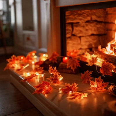Guirlande botanique lumineuse