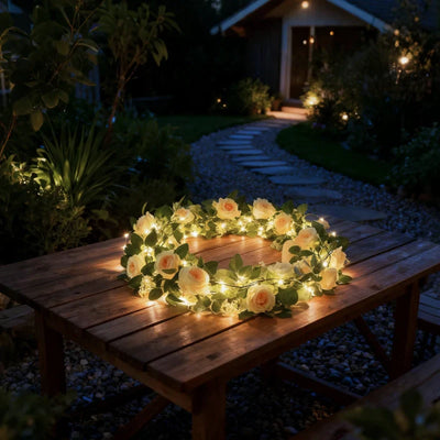 Guirlande botanique lumineuse