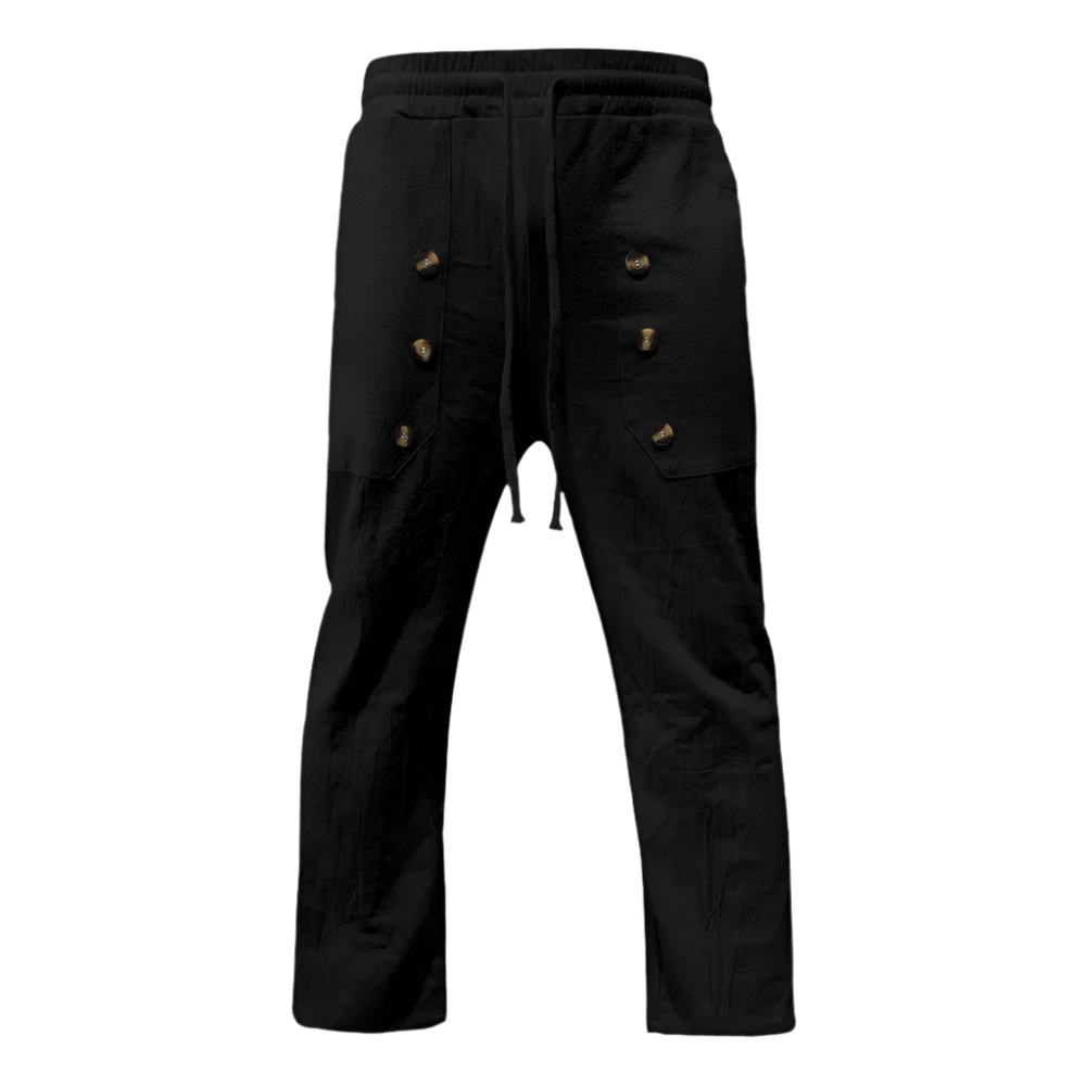 Jeremy - Pantalon à cordon de serrage style urbain pour homme