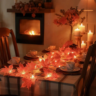 Guirlande botanique lumineuse