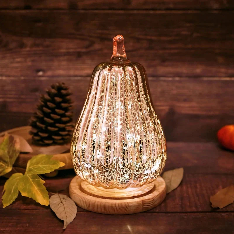 HarvestGlow™ Lampe en verre soufflé à la main