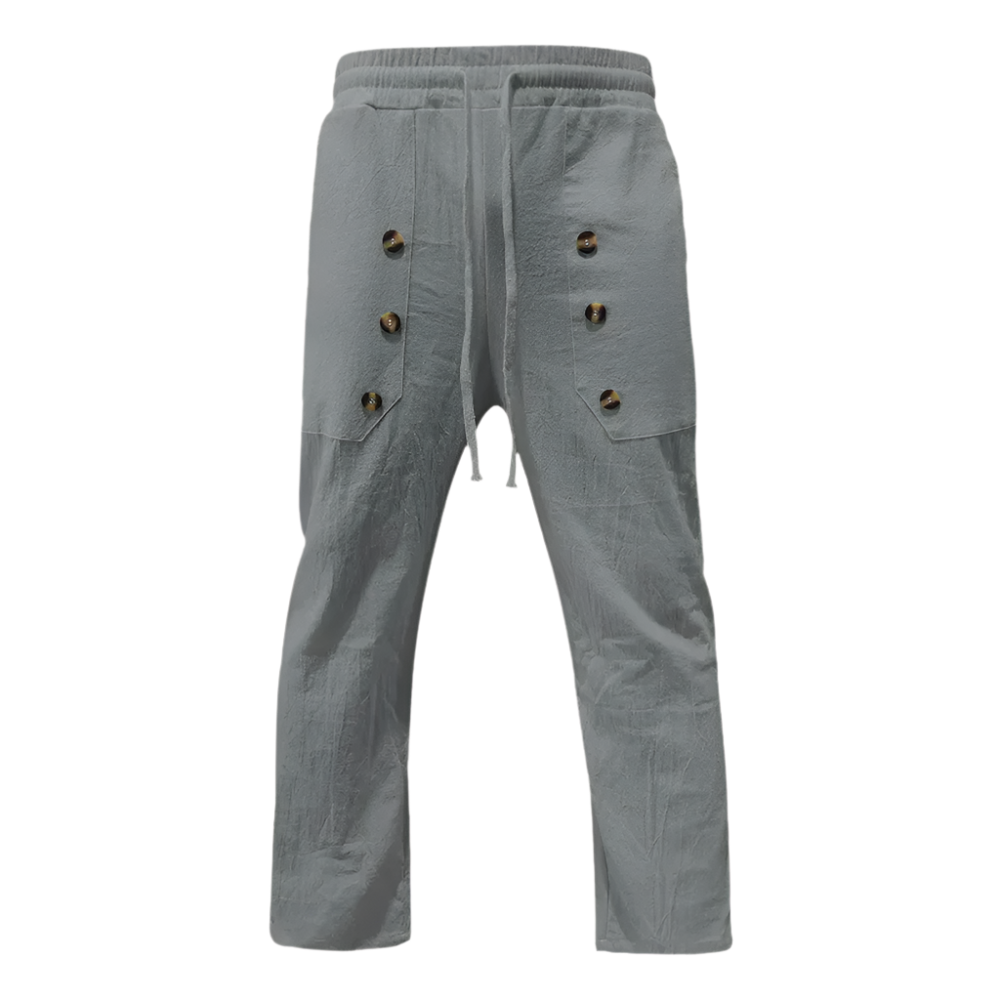 Jeremy - Pantalon à cordon de serrage style urbain pour homme