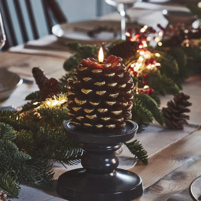 ForestHearth™ Bougies pomme de pin sans flamme