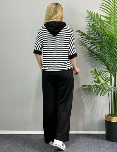 Maison Valmont™ | Ensemble Élégance Rayée