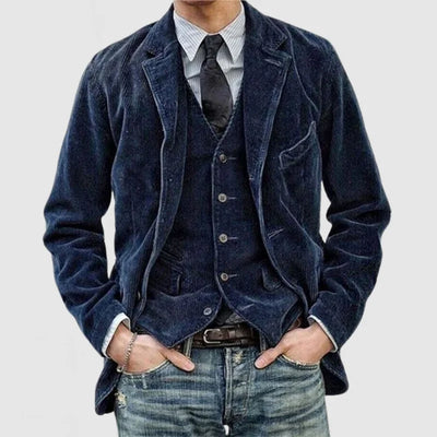 ROGER™|VESTE ET GILET VINTAGE QUALITÉ SUPÉRIEURE