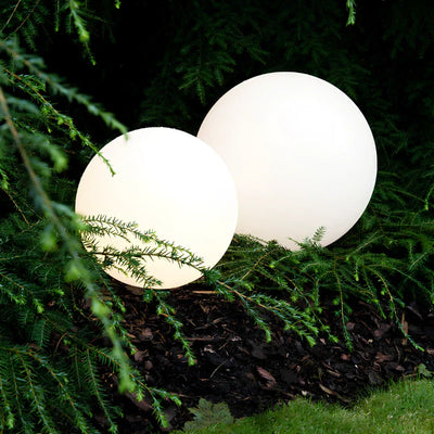 Lampe de jardin sphérique