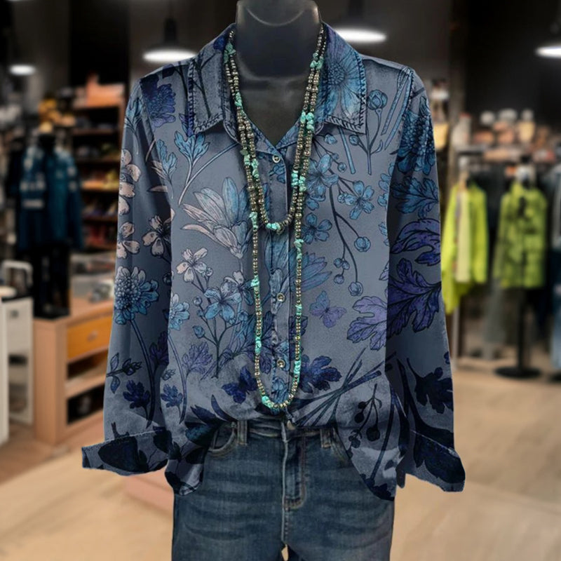 Chemisier Décontracté À Imprimé Floral