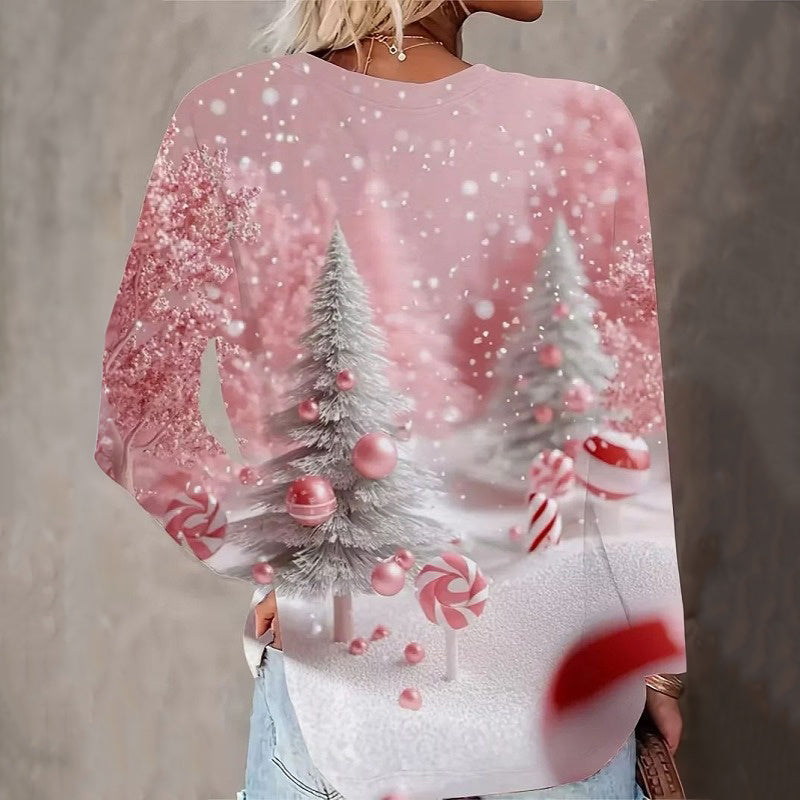 T-Shirt De Noël Décontracté