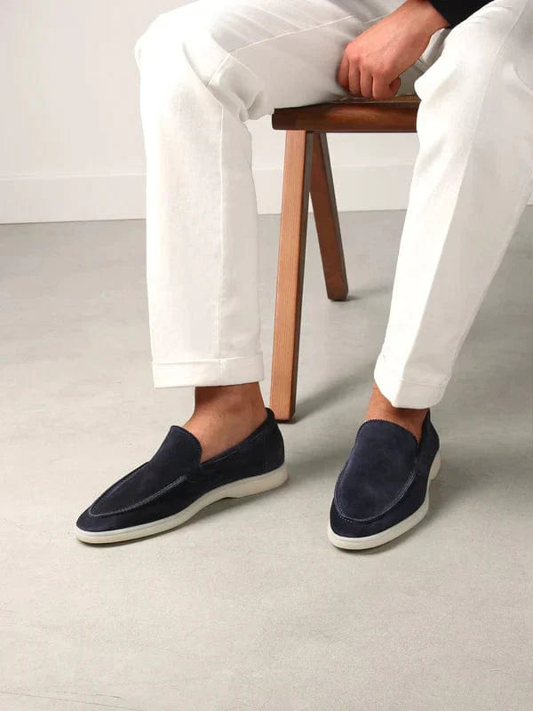 ÉMILE LAURANT™ | Mocassins en bleu marine