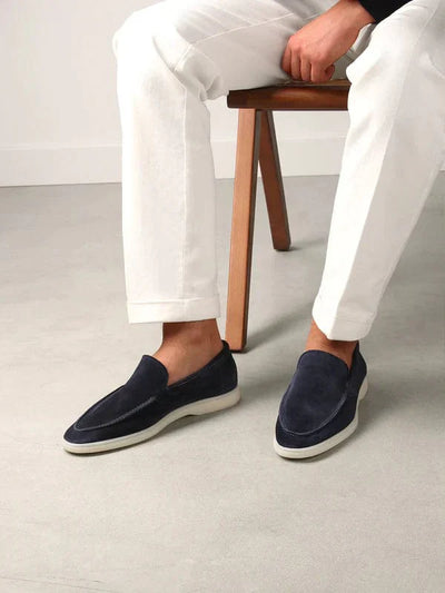 ÉMILE LAURANT™ | Mocassins en bleu marine