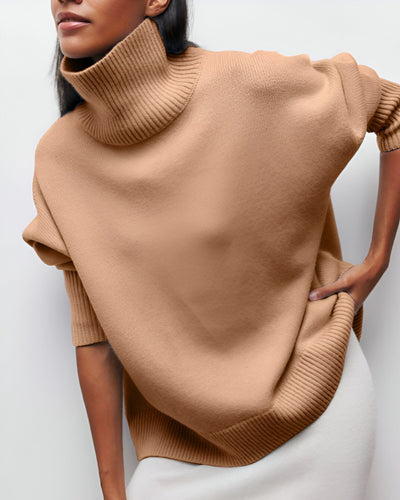 Liora™ | Pull à Col Roulé Coupe Ample