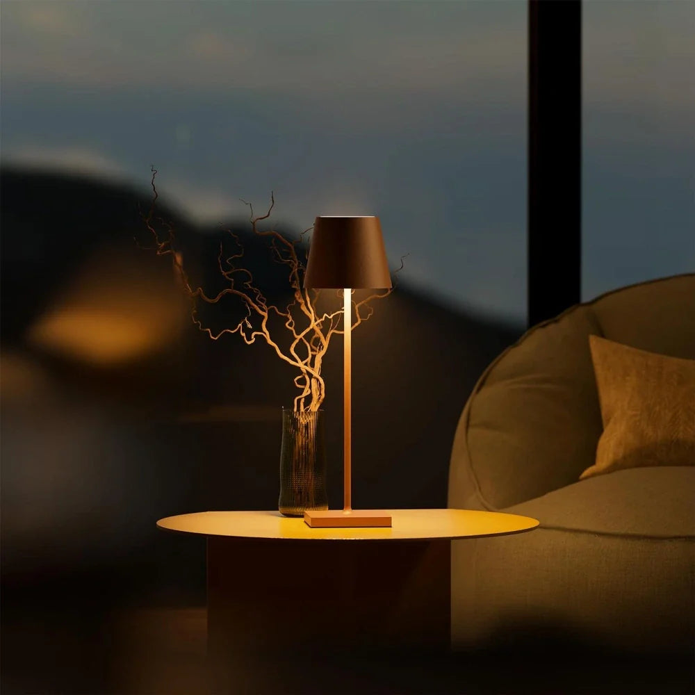 Lampe de table haute dimmable