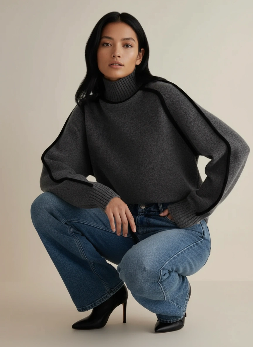 Céline™ | Pull Col Roulé Essential