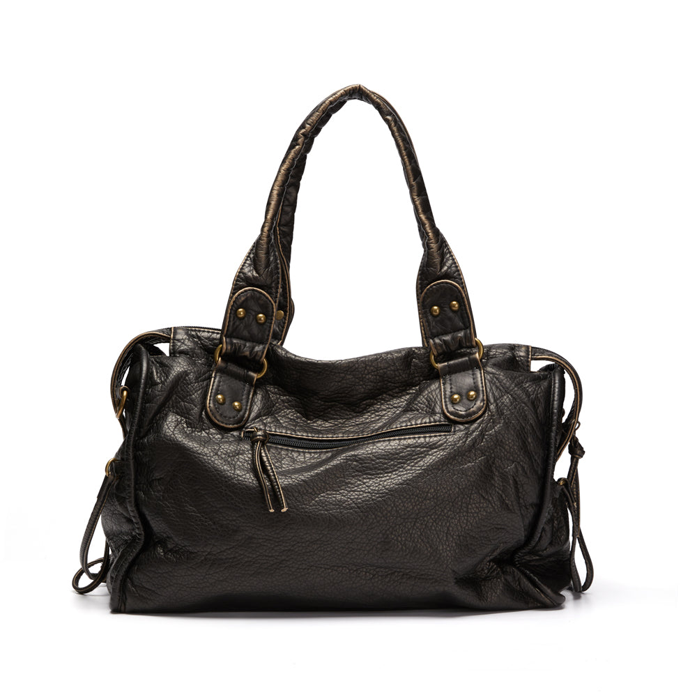 Black Handbag for Courses - RACHEL