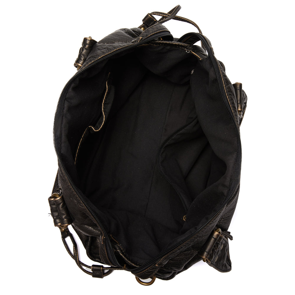 Black Handbag for Courses - RACHEL