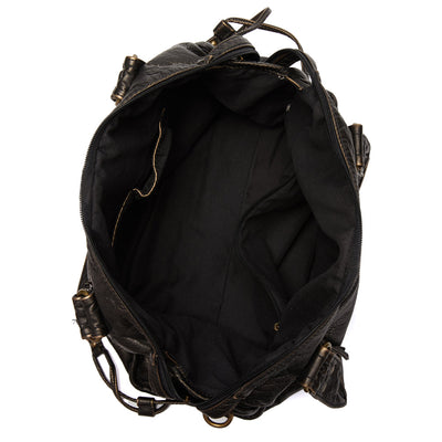 Black Handbag for Courses - RACHEL