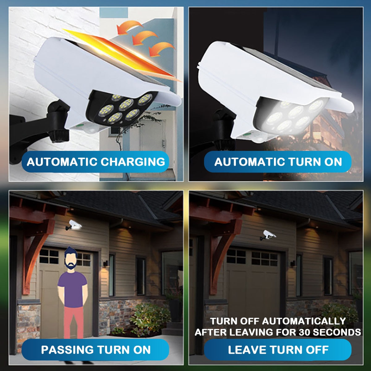 SolarWatch™ Caméra de surveillance simulée