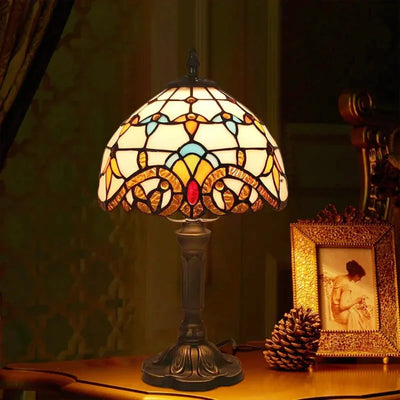 Lampe en verre ancien