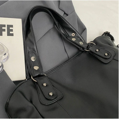 Lunelle - Large soft leather handbag