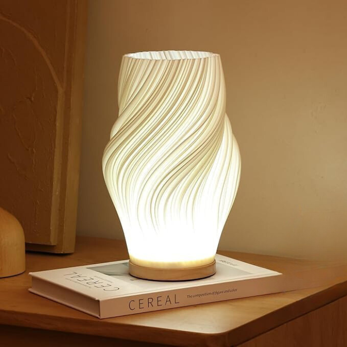 Lampe crête de vague sereine