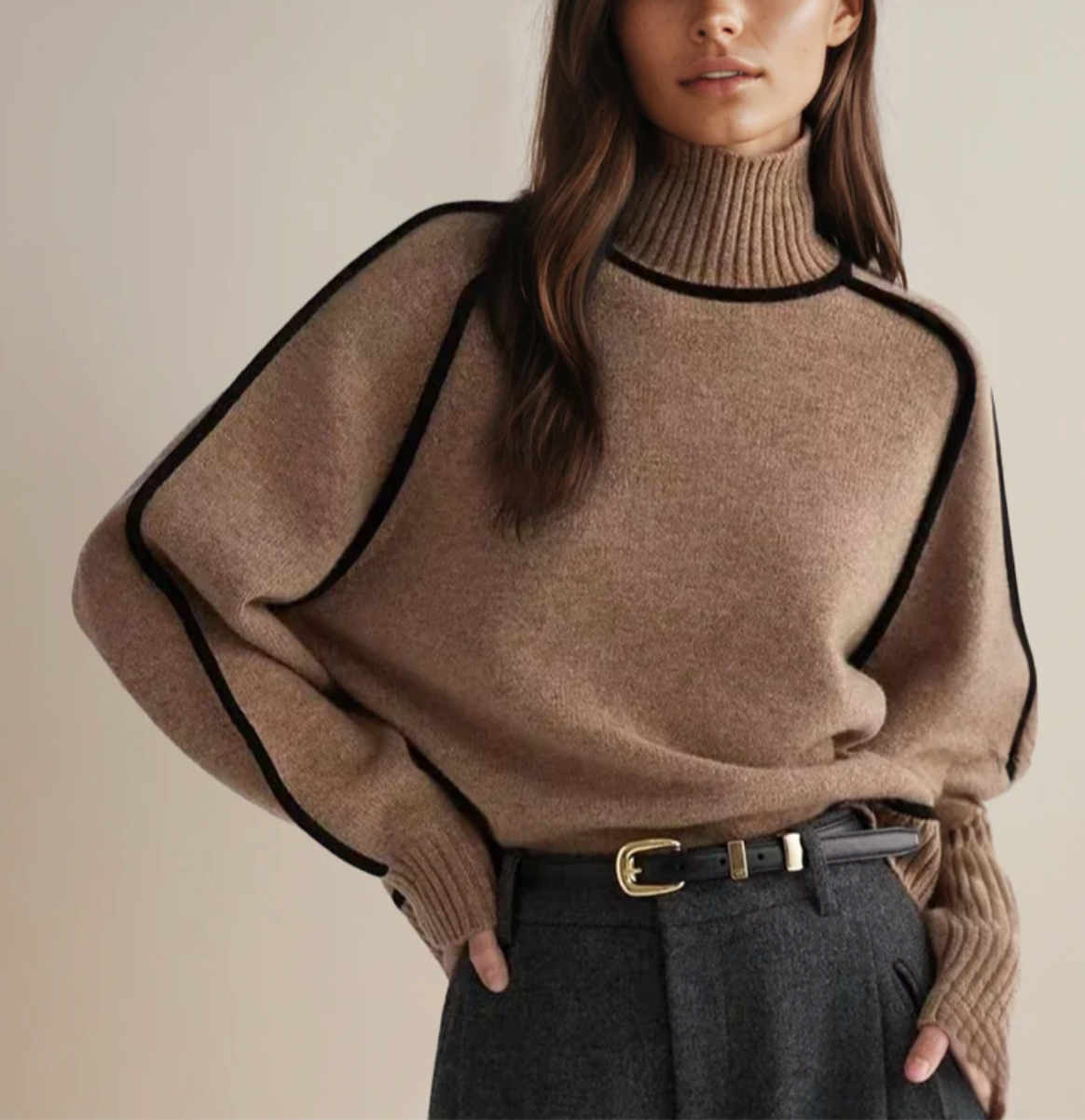 Céline™ | Pull Col Roulé Essential
