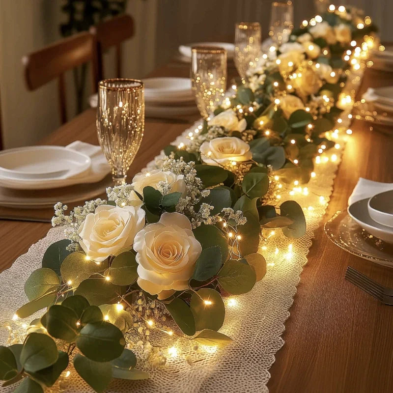 Guirlande botanique lumineuse