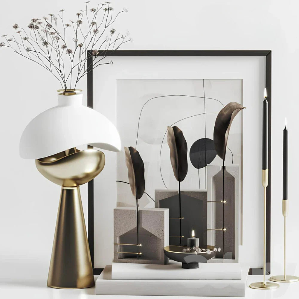 LumiDome™ Lampe de table sculptée