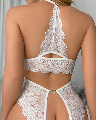 Valentina™ | Lingerie en Dentelle avec Détail Ouvert