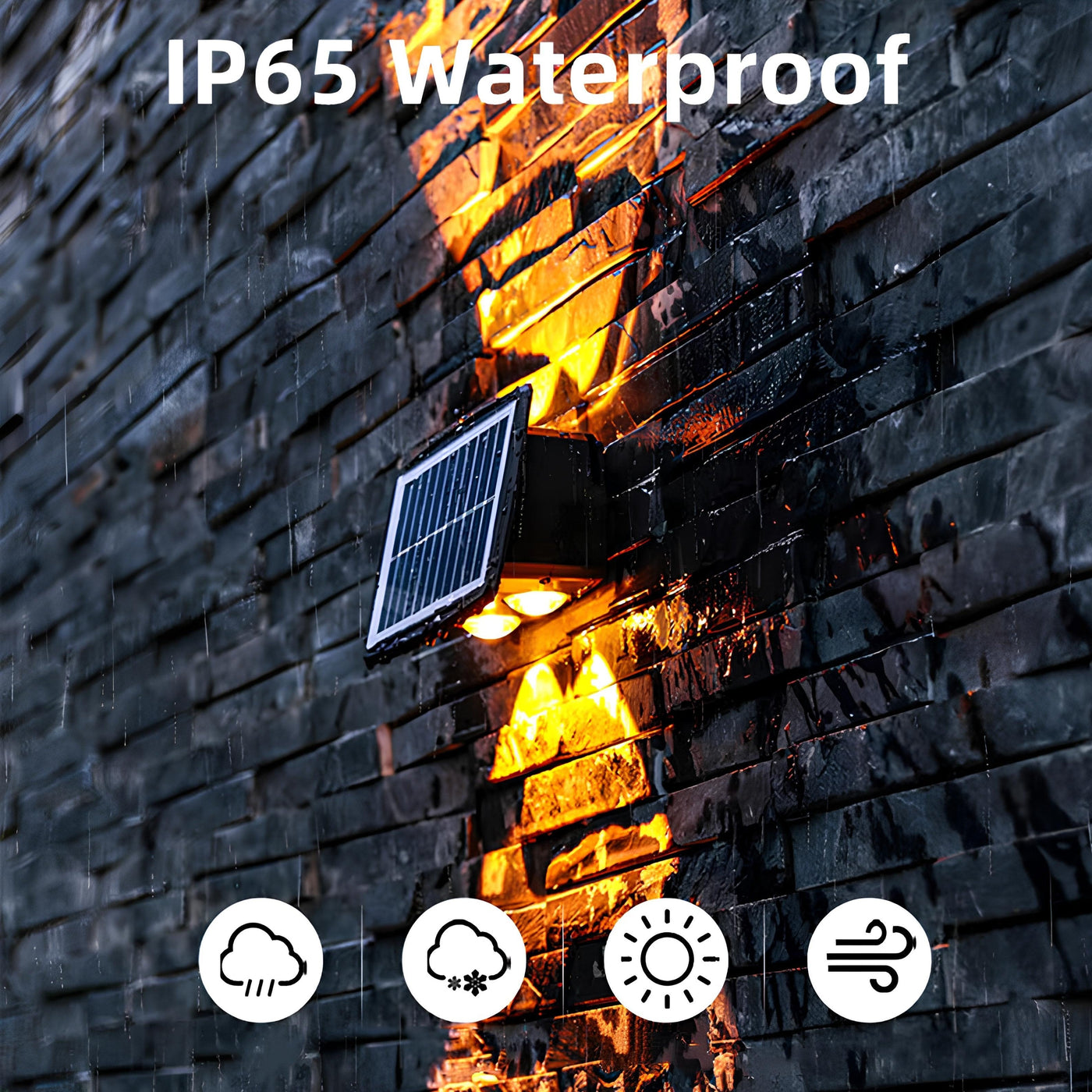 Éclairage Mural Solaire