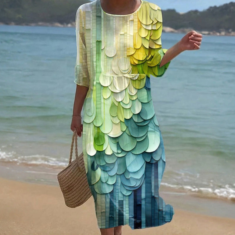 Robe Dégradée Vintage