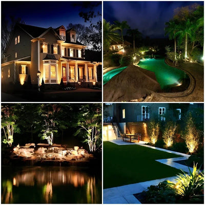 Projecteur solaire de jardin