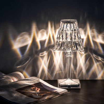 Lampe cristal scintillant