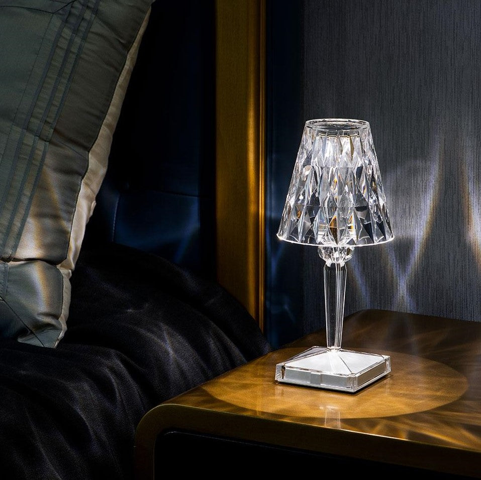 Lampe cristal scintillant