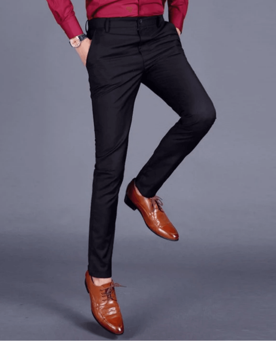 James - Pantalon slim fit avec ceinture élastique